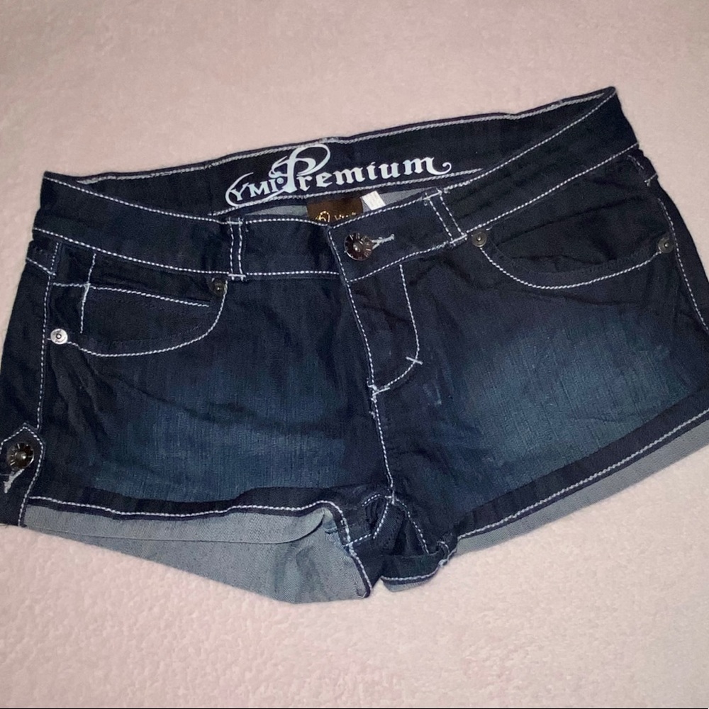 YMI Premium Flap Pocket Jean Shorts